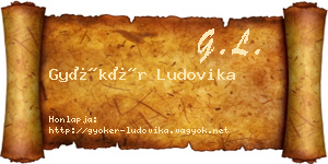 Gyökér Ludovika névjegykártya
